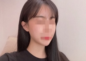 광대 살짝 다듬었어요!
